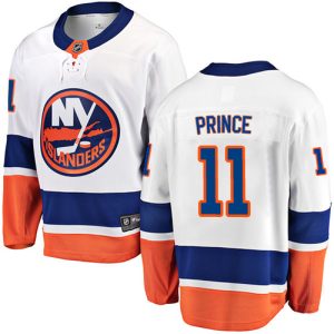 Herren New York Islanders Eishockey Trikot Shane Prince #11 Breakaway Weiß Fanatics Branded Auswärts